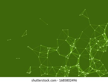 Network Mesh Procedural Art background illustration