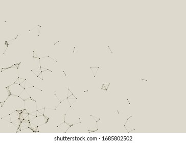 Network Mesh Procedural Art background illustration