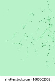 Ilustración de fondo de arte procesal de malla de red