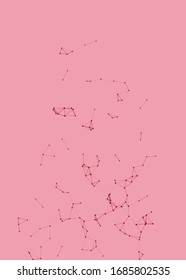 Network Mesh Procedural Art background illustration