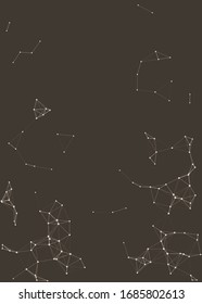 Network Mesh Procedural Art background illustration