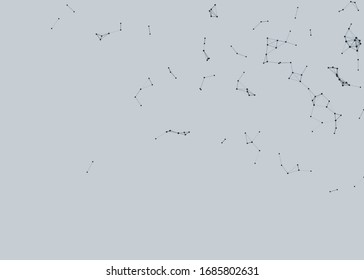 Network Mesh Procedural Art background illustration