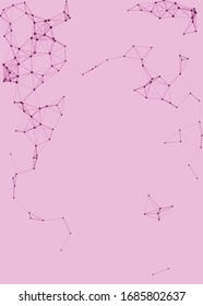 Network Mesh Procedural Art background illustration