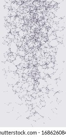 Network Mesh Procedural Art background illustration
