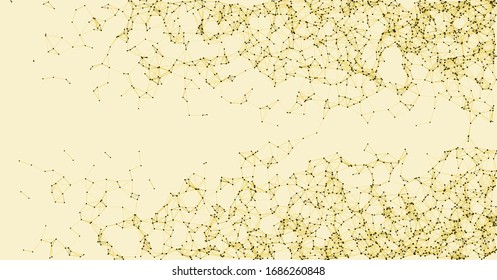 Network Mesh Procedural Art background illustration