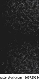 Network Mesh Random Procedural Art background illustration