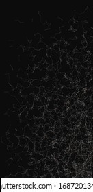 Network Mesh Random Procedural Art background illustration