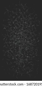 Network Mesh Random Procedural Art background illustration