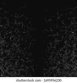 Network Mesh Random Procedural Art background illustration