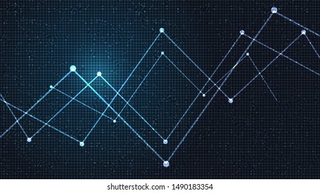 Network Microchip on Technology Background,Hi-tech,security and share Concept design,Free Space For text in put,Vector illustration.