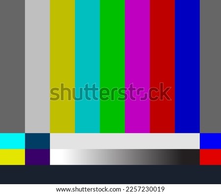 network not found. Please stand by, error on television. 