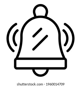 Network notification icon. Outline Network notification vector icon for web design isolated on white background