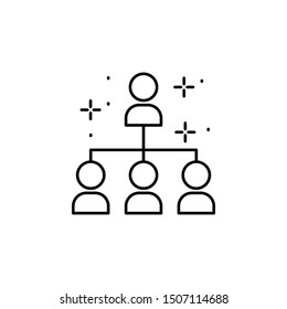 Network, people icon. Element of modern business icon