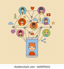 network people scenary