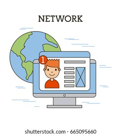 network people scenary