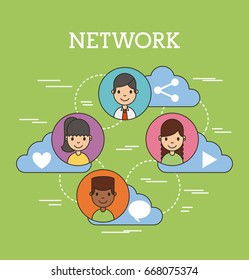 network people scenary