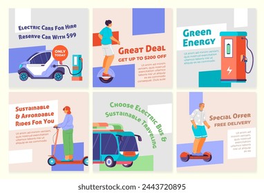 Network post collection for electric vehicle ad