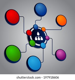 Network presentation, option template 