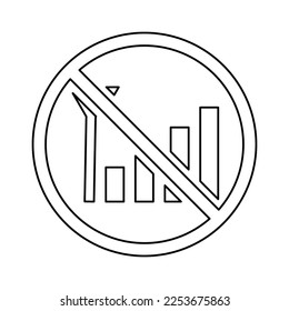 Network Restriction Icon In Line Style