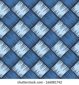 network with ribbons in shades of blue. graphic Design