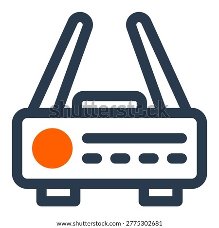 Network router internet connectivity device infrastructure icon