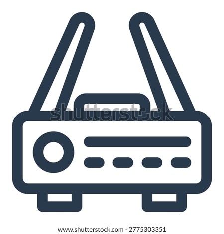Network router internet connectivity device infrastructure icon