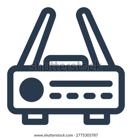 Network router internet connectivity device infrastructure icon
