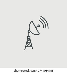 Indicador de icono del vector de red