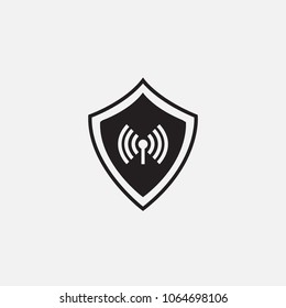 network security icon design template