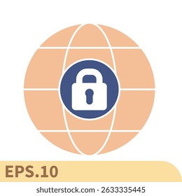 network security icons  symbol vector elements for infographic web