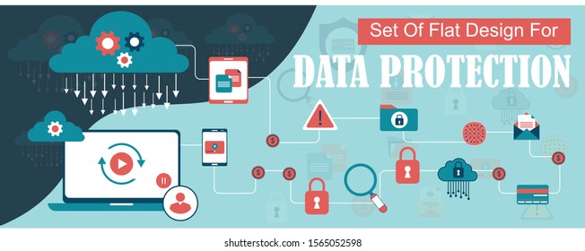 Network security, personal data protection, payment security, database secure, preservation and confidentiality of information