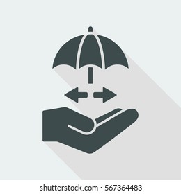Network security system - Minimal vector icon