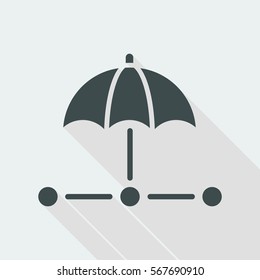 Network security system - Minimal vector icon