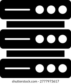 Network server and database storage icon set. Simple cylinder data hosting and cloud storage symbols. Professional Hand drawn vector Images collection