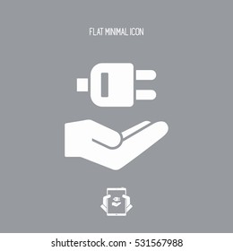 Network services - Vector web icon