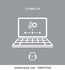 Network settings button icon