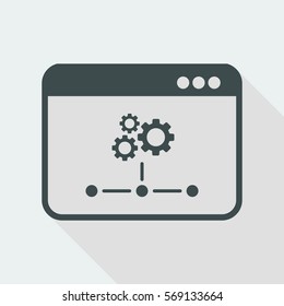 Network settings button icon