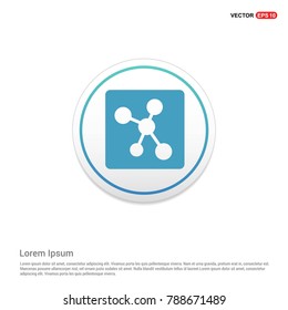 Network, share icon Background icon template