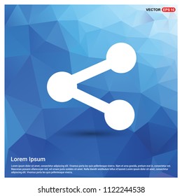 Network, share icon - Free vector icon