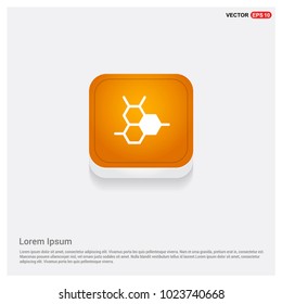 Network, share icon Orange Abstract Web Button