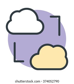 Network Sharing Vector Icon