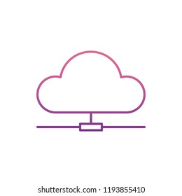 network sign icon in nolan style. One of Web collection icon can be used for UI, UX