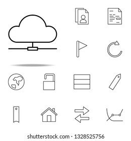 network sign icon. Web icons universal set for web and mobile
