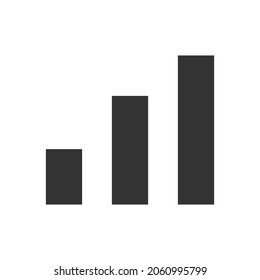 network signal bar icon design vector