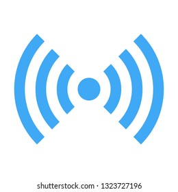 Network signal icon isolated on the white background