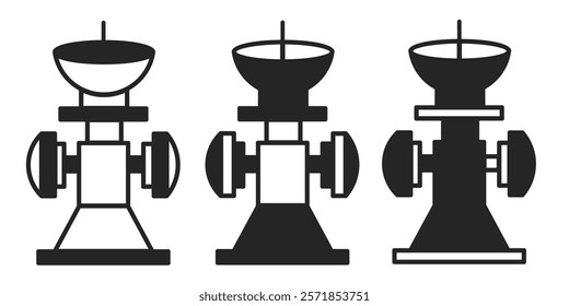 Network signal icon on white background. Vector logo network signal illustration.