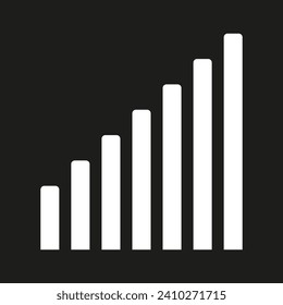 Netzwerksignal-Symbol. Vektorgrafik. EPS10.