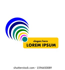 network signal icon, vector logo