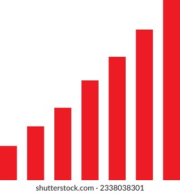 Network signal icon. Network signal vector icon. Red Network signal.