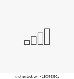 Network signal vector icon line eps10 for cell phones and web projects